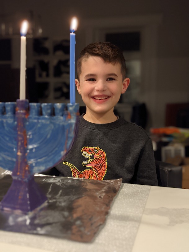 First night of Hanukkah